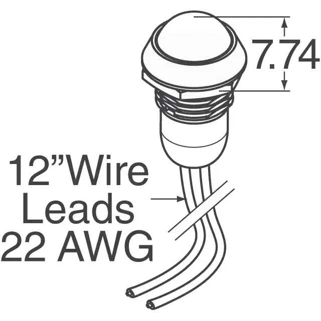 AP4D200TWBE (SWITCH PUSH SPST-NO 0.125A 125V)