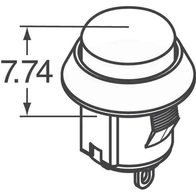 AP4E200SZBE (SWITCH PUSH SPST-NO 0.125A 125V)