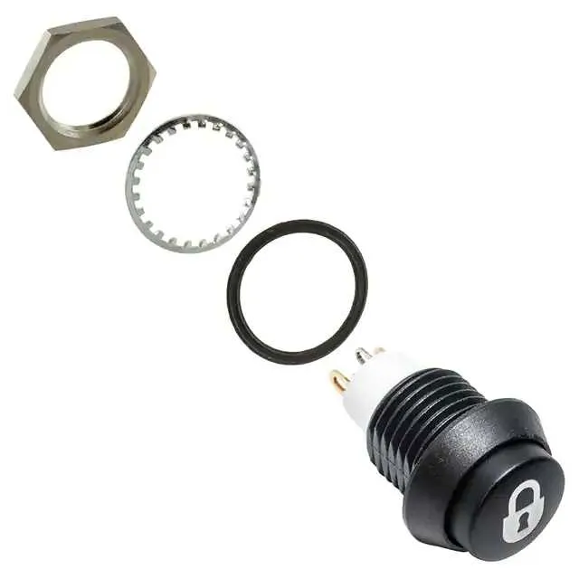 APB4E01TZBE002 (SWITCH PUSH SPST-NO 0.2A 24V)