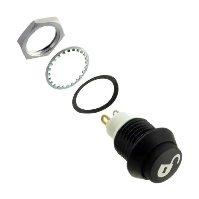 APB4E01TZBE008 (SWITCH PUSH SPST-NO 0.2A 24V)