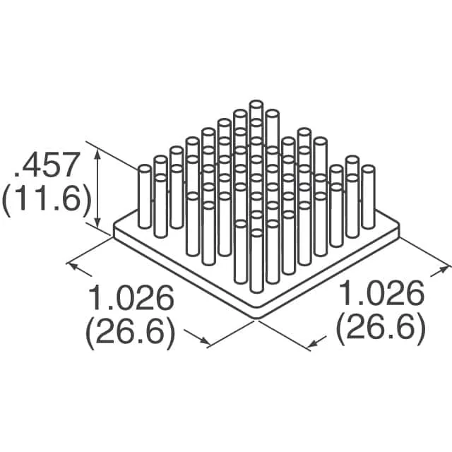 APR27-27-12CB/S (HEATSINK FORGED WITH SMALL CLIP)