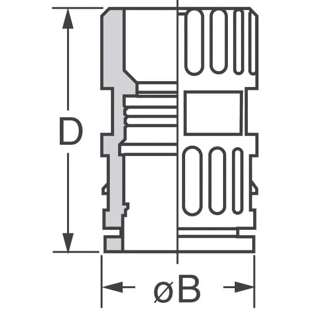 2-969813-5 (CONN TUBING CONNECT 28.5MM BLK)