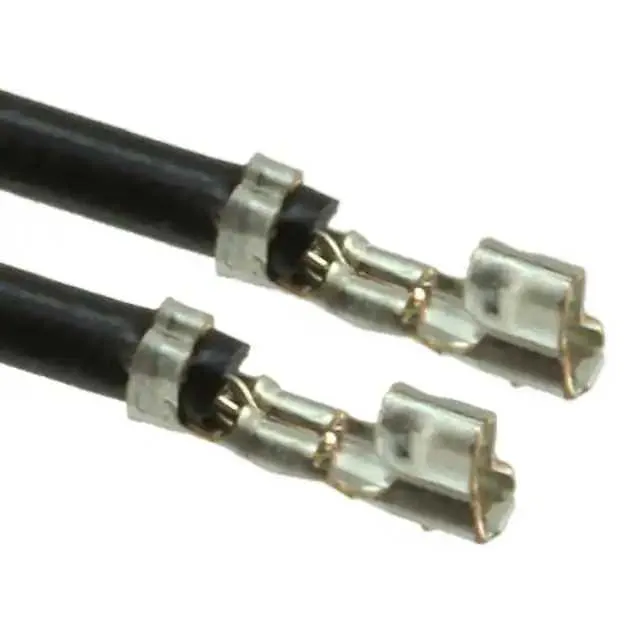 ASPHSPH24K152 (LEAD SKT-SKT 24AWG BLK 6 TIN")