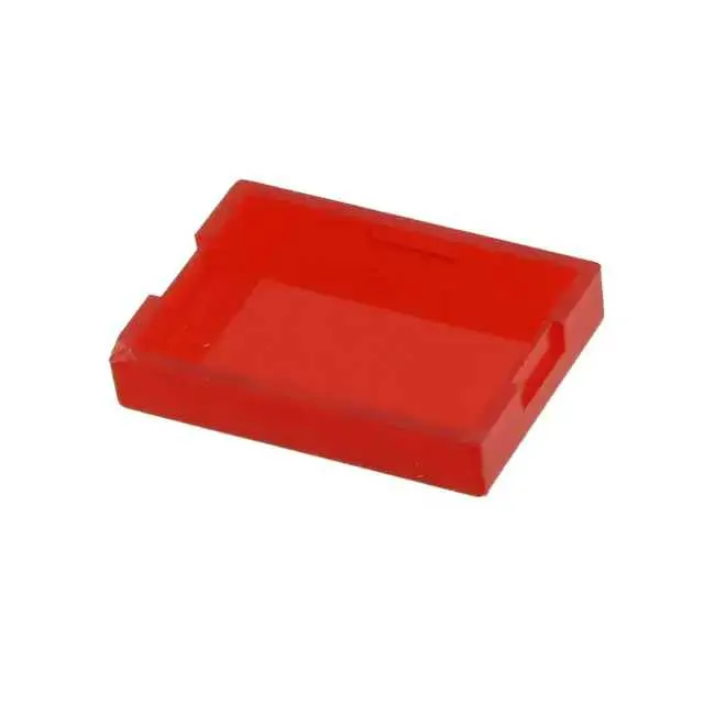 AT4117C (CAP PUSHBUTTON RECT CLEAR/RED)