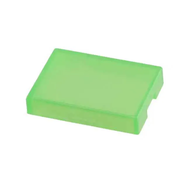 AT4117F (CAP PUSHBUTTON RECT CLEAR/GREEN)