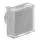 AT4133JB (CAP PUSHBUTTON SQUARE CLEAR/WHT)