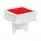 AT4158JC (CAP PUSHBUTTON SQUARE CLEAR/RED)