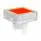 AT4158JD (CAP PUSHBUTTON SQUARE CLR/AMBER)