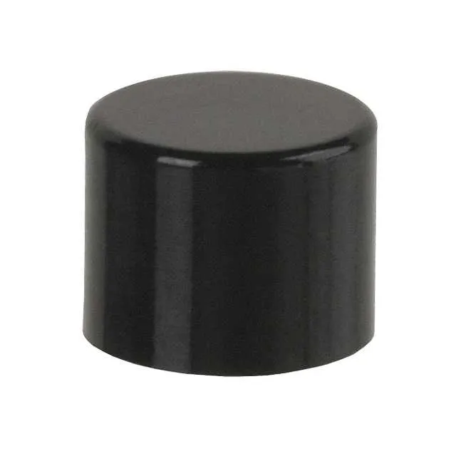 AT475A (CAP PUSHBUTTON ROUND BLACK)