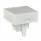 AT485BB (CAP PUSHBUTTON SQUARE WHITE)