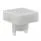 AT485BG (CAP PUSHBUTTON SQUARE WHITE/BLUE)