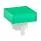 AT485FB (CAP PUSHBUTTON SQUARE GRN/WHITE)