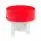 AT486CC (CAP PUSHBUTTON ROUND RED)