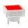AT487JC (CAP PUSHBUTTON SQUARE CLEAR/RED)