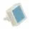 AT487JG (CAP PUSHBUTTON SQUARE CLEAR/BLUE)