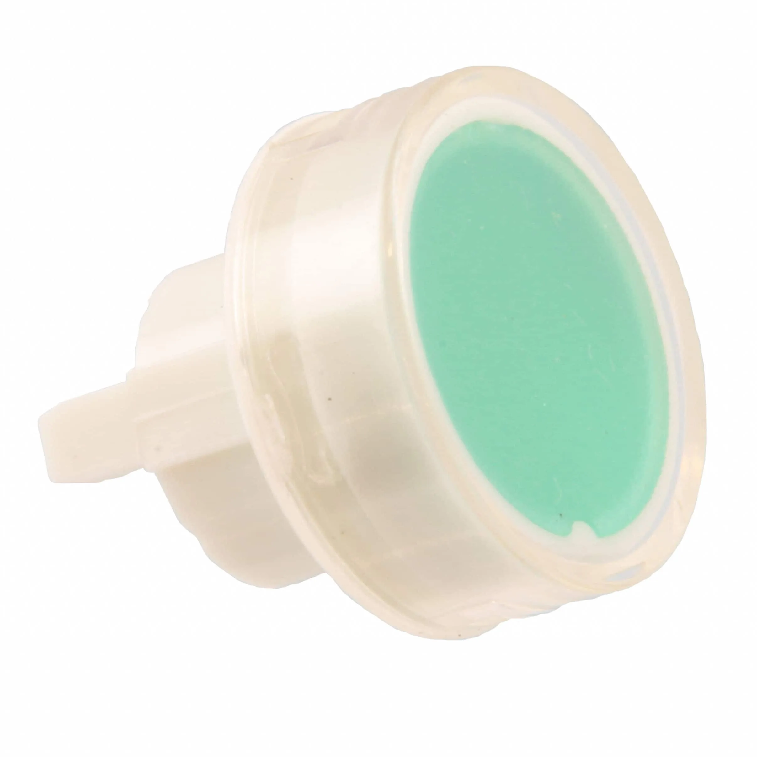 AT488JF (CAP PUSHBUTTON ROUND CLEAR/GREEN)