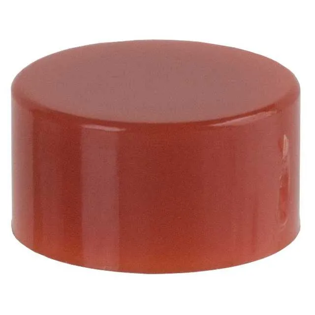 AT496C (CAP PUSHBUTTON ROUND RED)