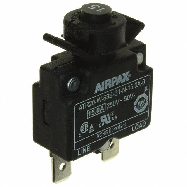 ATR20-W-63S-B1-N-15.0A-0 (CIR BRKR THRM 15A 250VAC 50VDC)