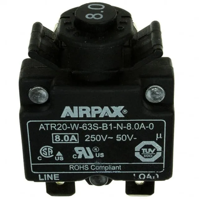 ATR20-W-63S-B1-N-8.0A-0 (CIR BRKR THRM 8A 250VAC 50VDC)