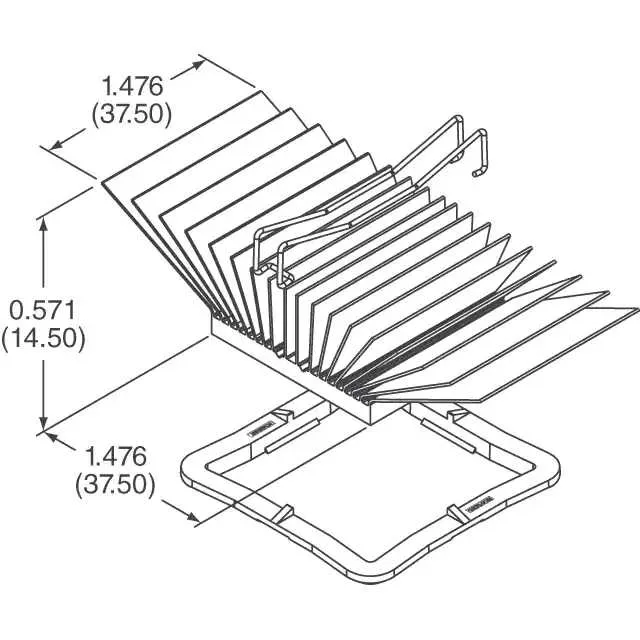 ATS-51375K-C1-R0 (HEAT SINK 37.5 X 37.5 X 14.5MM)