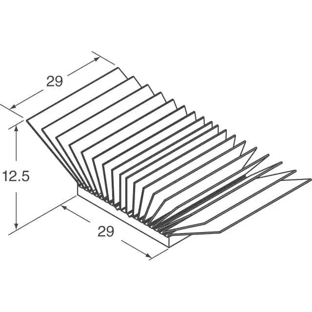 ATS-52290G-C1-R0 (HEAT SINK 29MM X 29MM X 12.5MM)