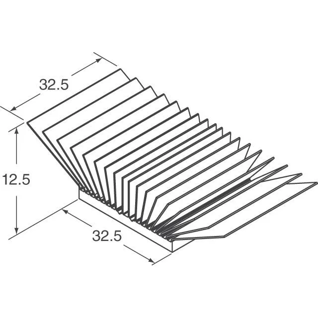 ATS-52325G-C1-R0 (HEAT SINK 32.5 X 32.5 X 12.5MM)