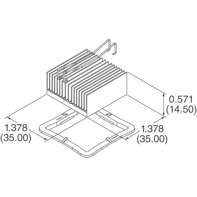 ATS-53350K-C1-R0 (HEAT SINK 35MM X 35MM X 14.5MM)
