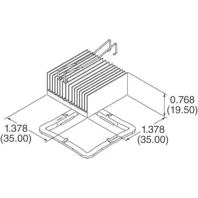 ATS-53350R-C1-R0 (HEAT SINK 35MM X 35MM X 19.5MM)