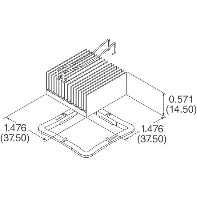 ATS-53375K-C1-R0 (HEAT SINK 37.5 X 37.5 X 14.5MM)