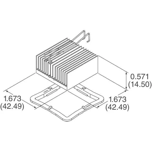 ATS-53425K-C1-R0 (HEAT SINK 42.5 X 42.5 X 14.5MM)