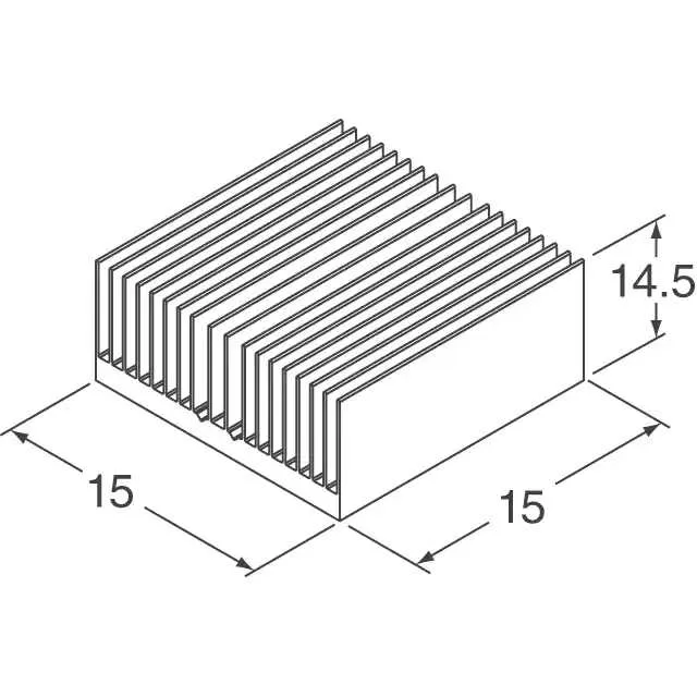 ATS-54150K-C1-R0 (HEAT SINK 15MM X 15MM X 14.5MM)