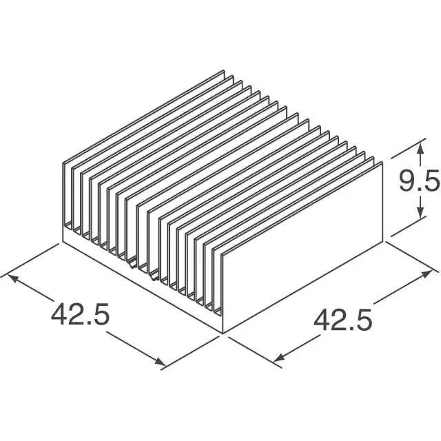 ATS-54425D-C1-R0 (HEAT SINK 42.5 X 42.5 X 9.5MM)