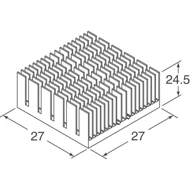 ATS-55270W-C1-R0 (HEAT SINK 27MM X 27MM X 24.5MM)
