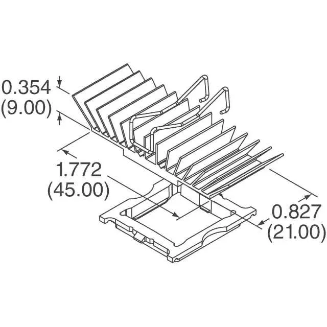 ATS-59000-C1-R0 (HEAT SINK 21MM X 45MM X 9MM)