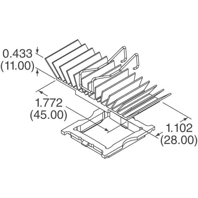 ATS-59001-C1-R0 (HEAT SINK 28MM X 45MM X 11MM)