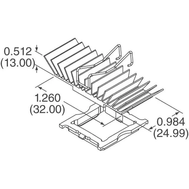 ATS-59002-C1-R0 (HEAT SINK 25MM X 32MM X 13MM)