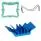 ATS-50190B-C1-R0 (HEAT SINK 19MM X 19MM X 7.5MM)