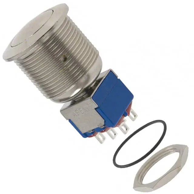 AV19820KMZQK (SWITCH PUSHBUTTON DPDT 6A 125V)