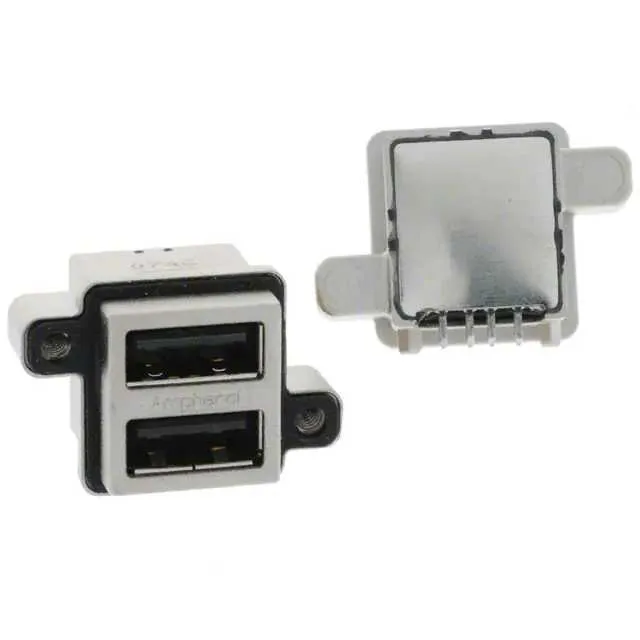 MUSB-C111-30 (CONN RCPT USB STACK STD R/A PCB)