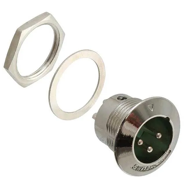 B3M (CONN RCPT MALE XLR 3POS SLDR CUP)