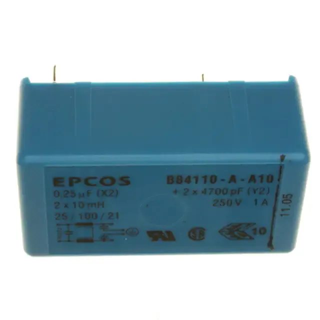 B84110A0000A010 (LINE FILTER 250VDC/VAC 1A TH)