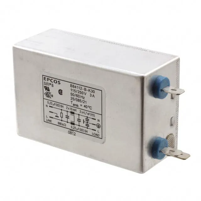 B84112B0000K030 (LINE FILTER 250VDC/VAC 3A CHASS)