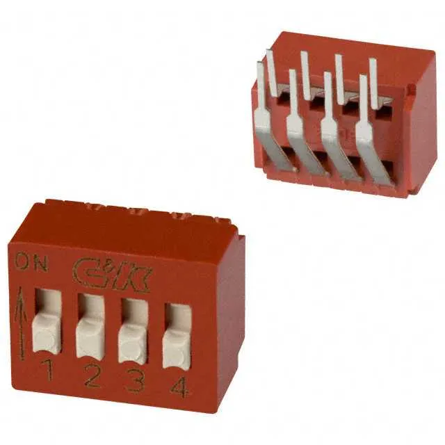 BD04AV (SWITCH SLIDE DIP SPST 100MA 5V)