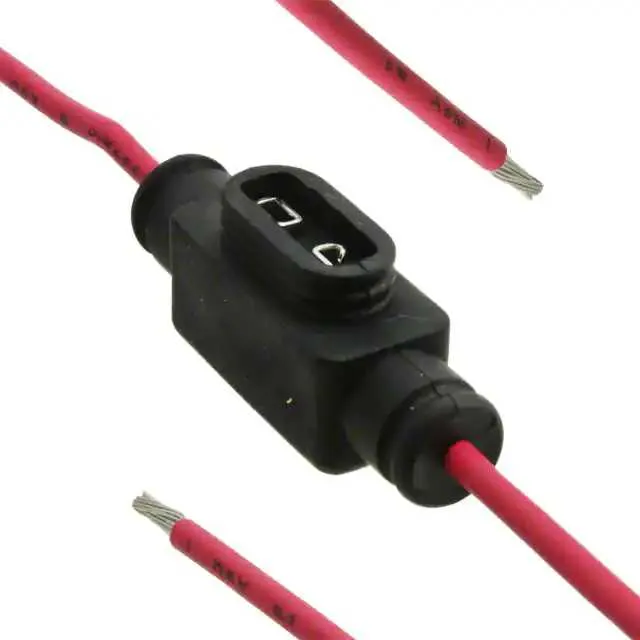 BK/HHL-R (FUSE HLDR BLADE 32V 16A IN LINE)
