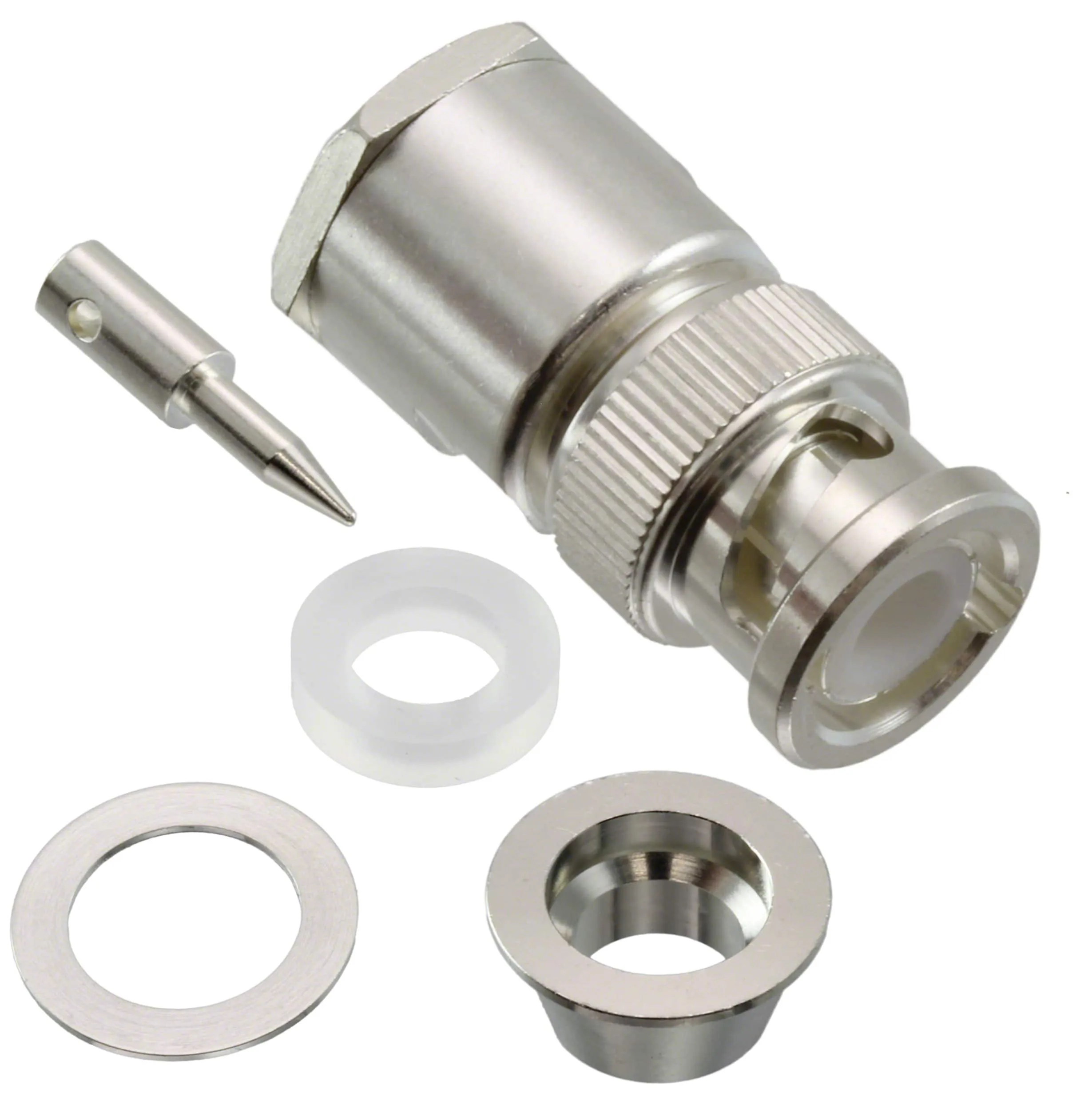 BNC-P-5DV(40) (CONN BNC PLUG STR 50OHM SOLDER)