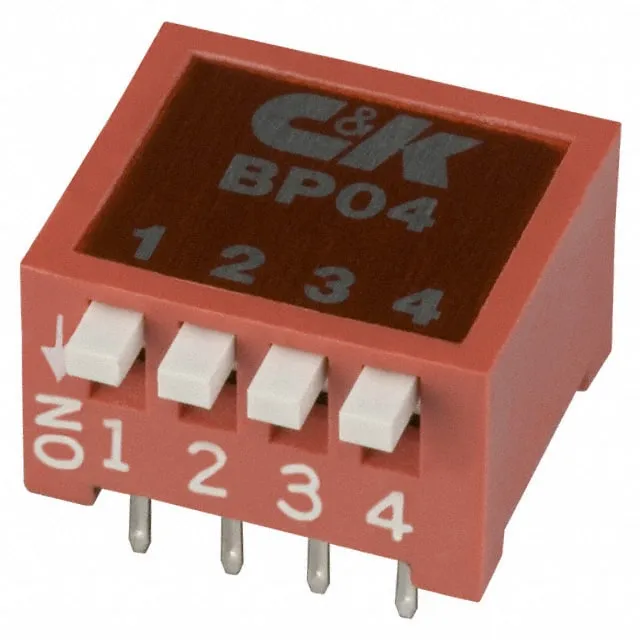 BP04KT (SWITCH SLIDE DIP SPST 100MA 5V)