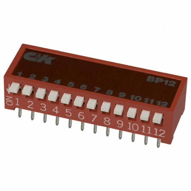 BP12YT (SWITCH SLIDE DIP SPST 100MA 5V)