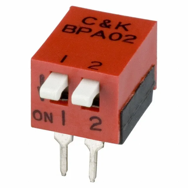 BPA02K (SWITCH SLIDE DIP SPST 100MA 5V)