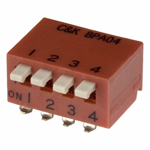 BPA04SK (SWITCH SLIDE DIP SPST 100MA 5V)