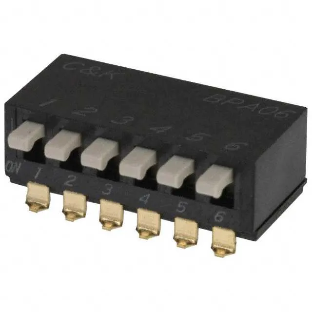 BPA06SBR (SWITCH SLIDE DIP SPST 100MA 5V)
